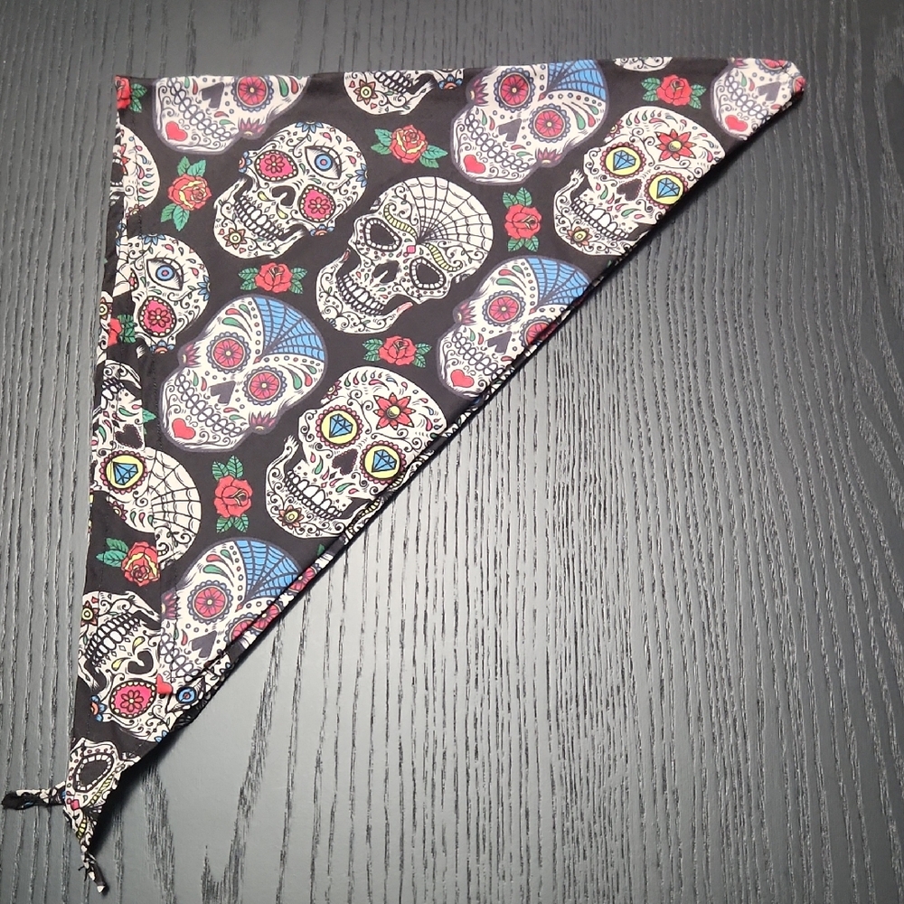 Sugar Skull's Pattern Pet Bandana